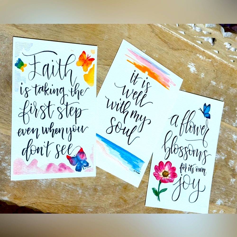 (4"x6") Faith & Feel Good Prints (3 pack)